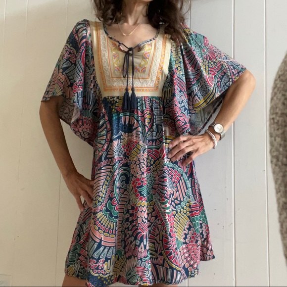 Flying Tomato Colorful Boho Festival Dress - Picture 9 of 11
